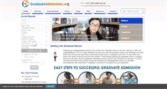 Desktop Screenshot of graduateadmission.org